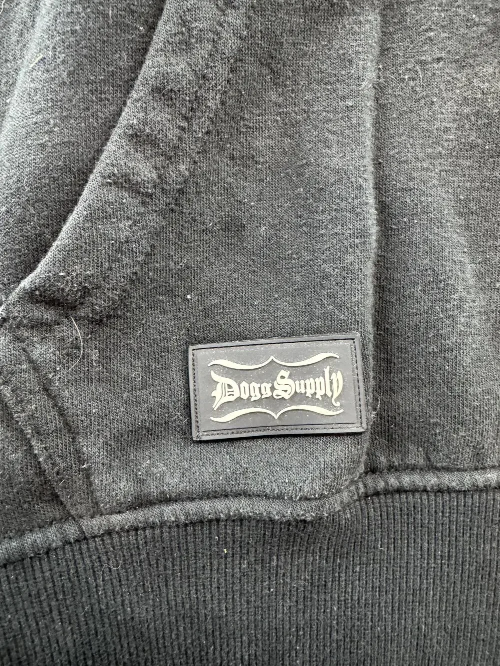 Dogg Supply Hoodie Boys 8 Black Paisley Bandana Graphic Pullover Fleece